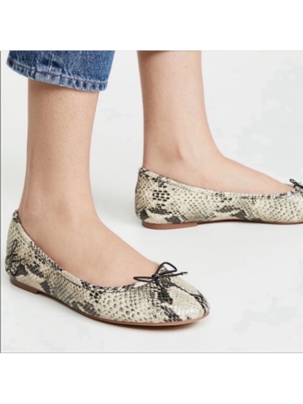 Sam Edelman Snakeprint Felcia Balet Flats size 7